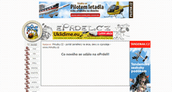 Desktop Screenshot of eprdel.cz